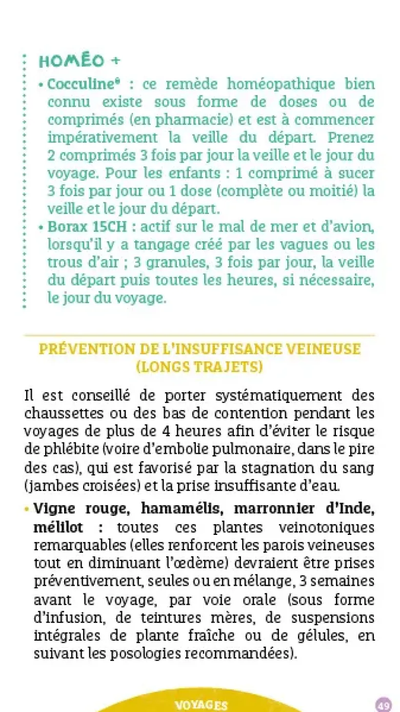 Les antisèches santé de Terre vivante : Trousses de soins naturels