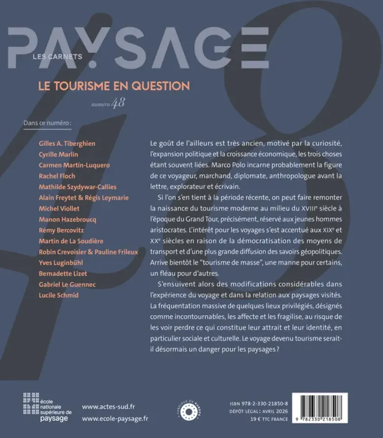 Les Carnets du paysage n° 48