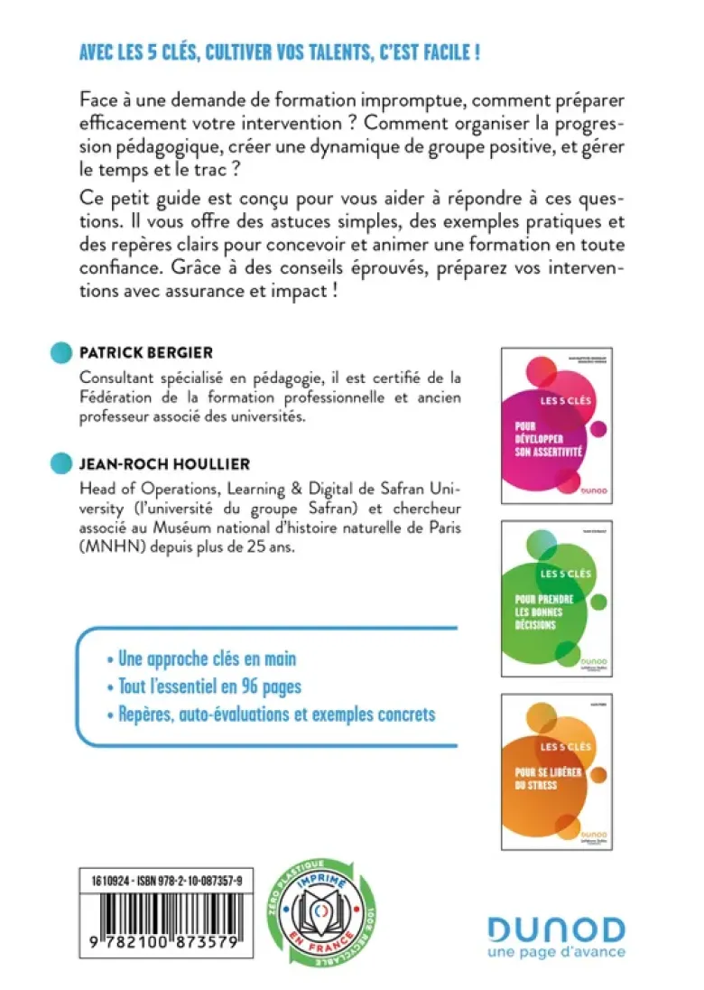 Les 5 clés de succès du formateur occasionnel
