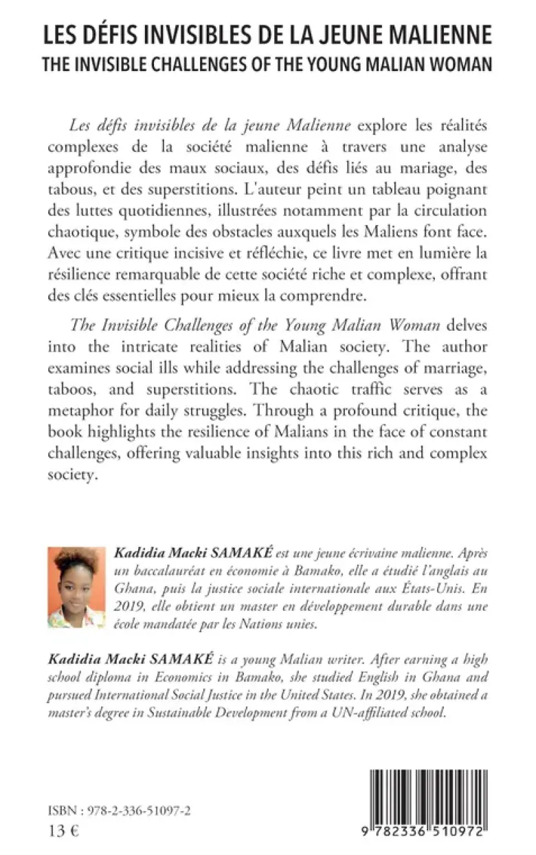 Les défis invisibles de la jeune Malienne