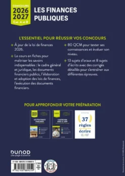 Les finances publiques 2026-2027