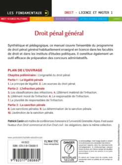 Les Fondamentaux - Droit pénal général 2026