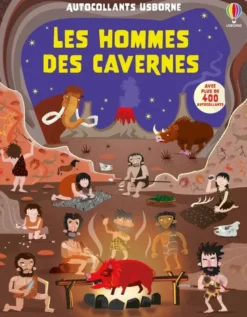 Les hommes des cavernes - Autocollants Usborne - Dès 5 ans