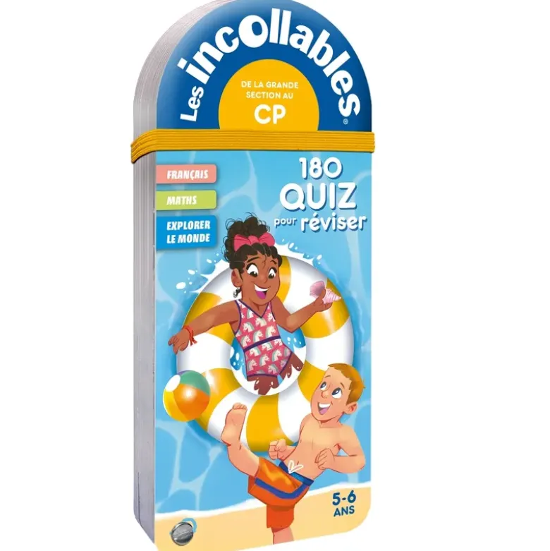 Les Incollables - 180 quiz pour réviser - De la GS au CP - 5/6 ans