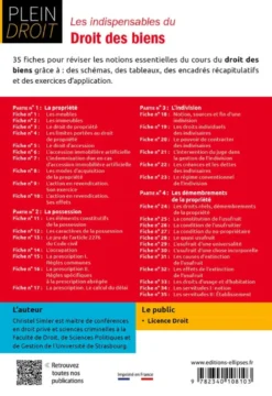 Les indispensables du droit des biens