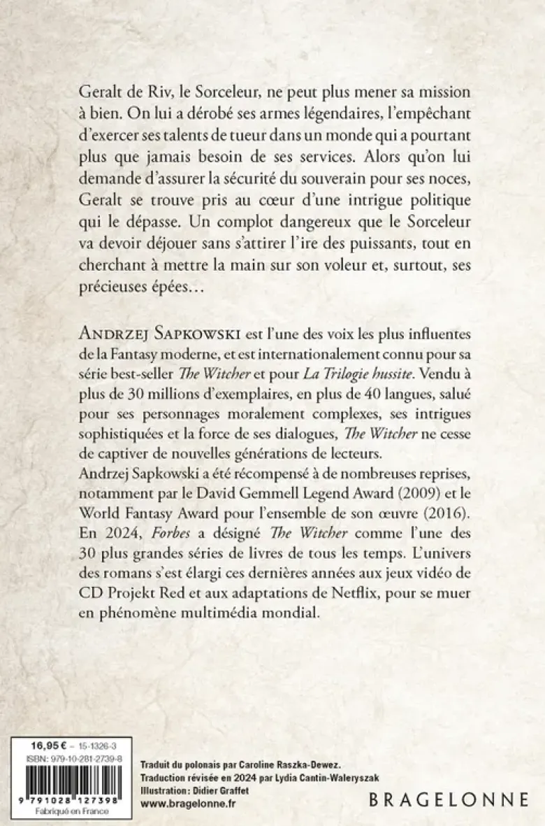 Le SorceleurSorceleur (Witcher) : La Saison des orages (traduction révisée)