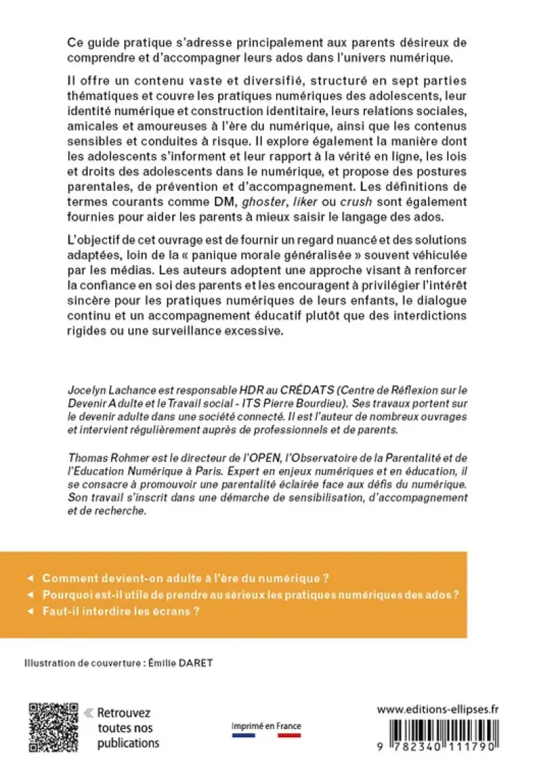 Les parents, les ados et le numérique