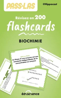 Les PASSCardsPASS & LAS Biochimie - Révisez en 200 flashcards !