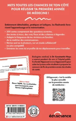 Les PASSCardsPASS & LAS Biologie moléculaire - Révisez en 200 flashcards !