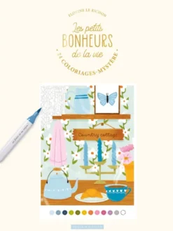 Les petits bonheurs de la vie - coloriage mystère luxe