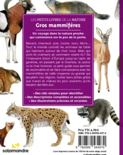 Les petits livres de la nature - Gros mammifères