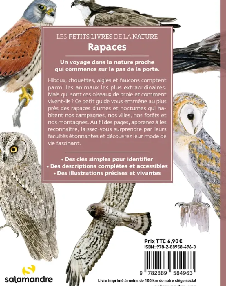 Les petits livres de la nature - Rapaces