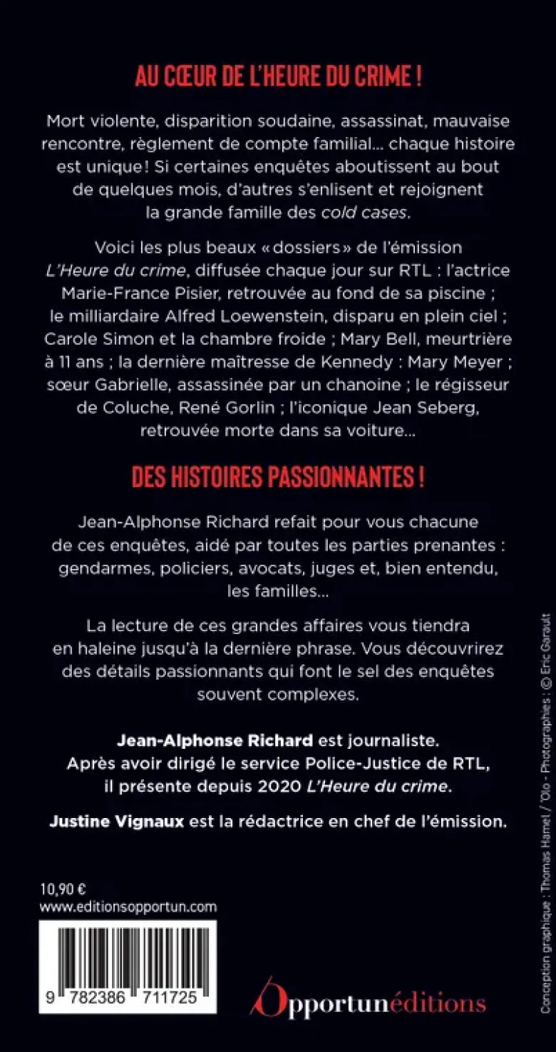 Les plus grandes affaires de l'Heure du crime