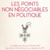 Les points non négociables en politique