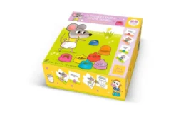 Les Puzzles duo de Petite Souris - A qui est ce pot ? - Boîte 24 pièces (12x2)