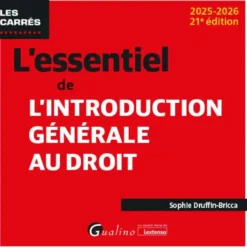 L'essentiel de l'introduction générale au droit