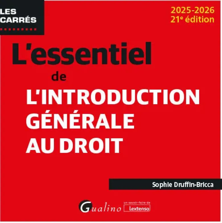 L'essentiel de l'introduction générale au droit