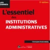 L'essentiel des institutions administratives