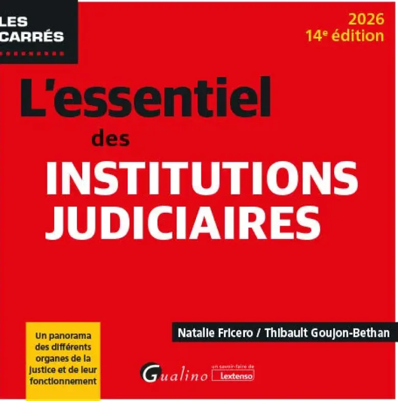 L'essentiel des institutions judiciaires