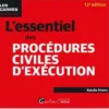 L'essentiel des procédures civiles d'exécution