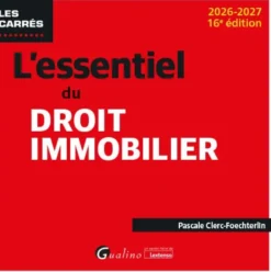 L'essentiel du droit immobilier