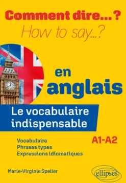 Le vocabulaire indispensable en anglais