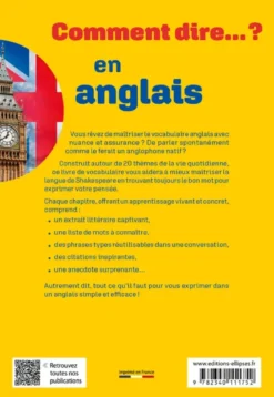 Le vocabulaire indispensable en anglais