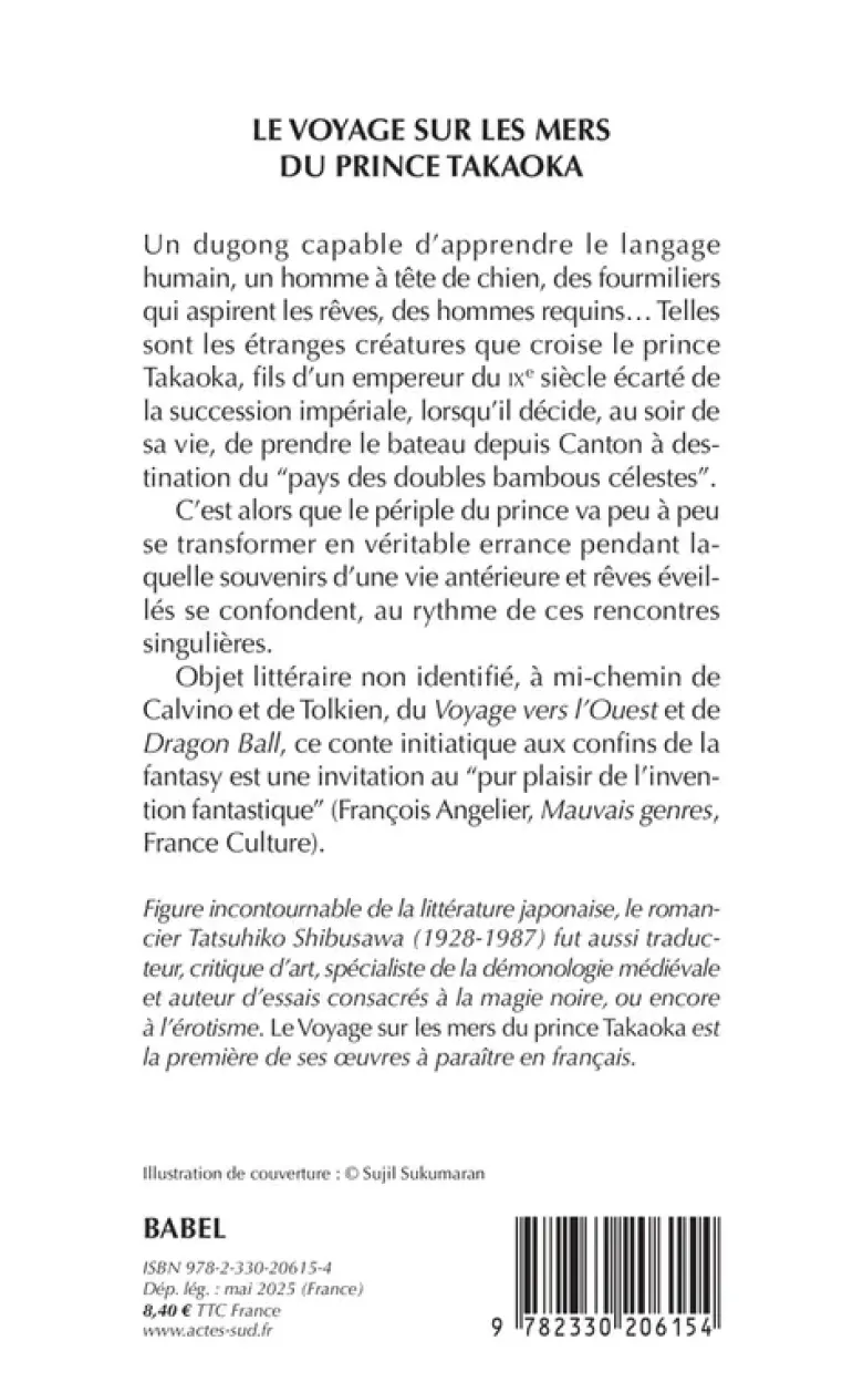 Le Voyage sur les mers du prince Takaoka