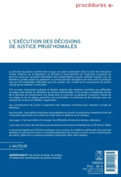 L'exécution des décisions de justice prud'homales