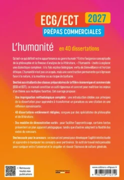 L'humanité en 40 dissertations. Prépas commerciales ECG-ECT