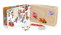 Livre puzzles en bois – Les 4 saisons