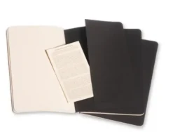 Lot de 3 cahiers grand format - pages blanches