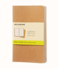 Lot de 3 cahiers poche - Pages blanches