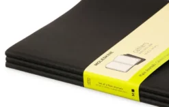 Lot de 3 cahiers XL - Pages blanches