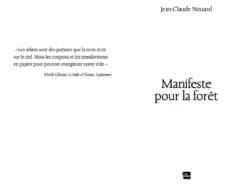 Manifeste pour la forêt