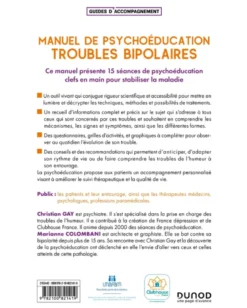 Manuel de psychoéducation - Troubles bipolaires