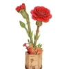Maquette - Œillet rouge - Fleur