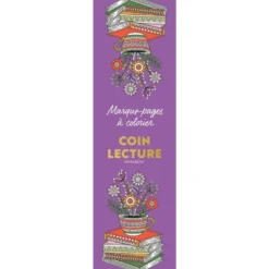 Marque-pages à colorier - Coin lecture