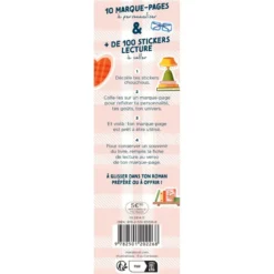 Marque page stickers - Lecture