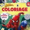 Marvel Spider-Man - Coloriage avec stickers offerts (Spider-Man fond vert)
