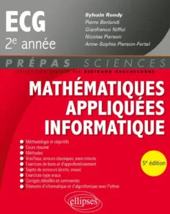 Mathématiques appliquées - Informatique - prépas ECG 2e année