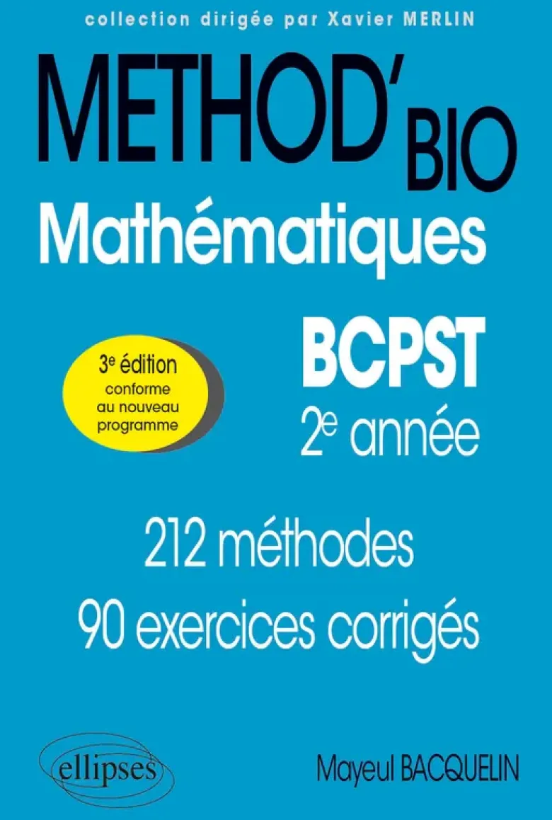 Mathématiques BCPST 2e année