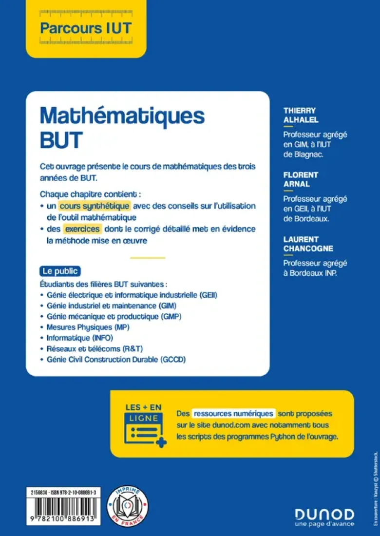 Mathématiques BUT