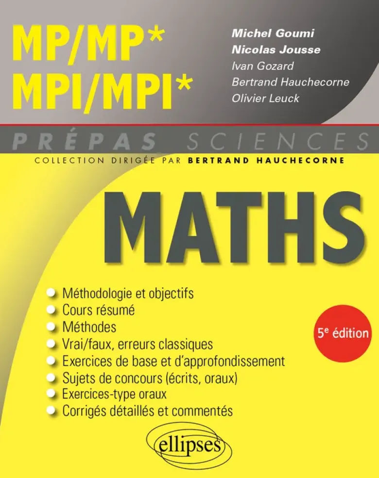 Mathématiques MP/MP* - MPI/MPI*