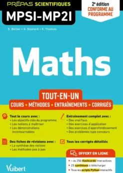 Mathématiques MPSI-MP2I - Tout-en-un