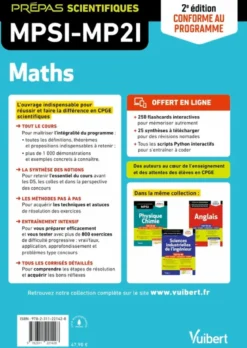 Mathématiques MPSI-MP2I - Tout-en-un