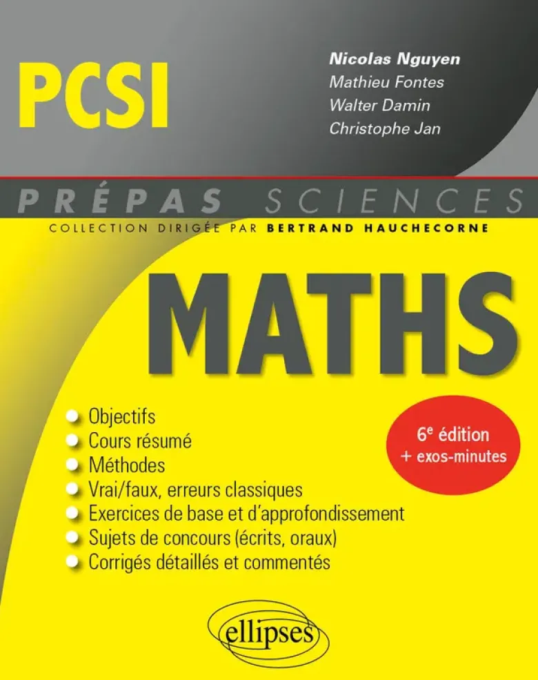 Mathématiques PCSI