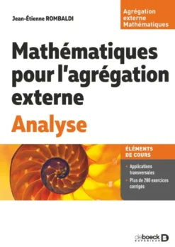 Mathématiques pour l’agrégation externe. Analyse