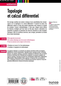 MathématiquesTopologie et calcul différentiel
