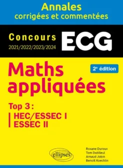 Maths appliquées ECG